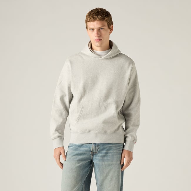 Sweat à capuche Authentic gris  - light gris htr bros bc03 <span itemprop=