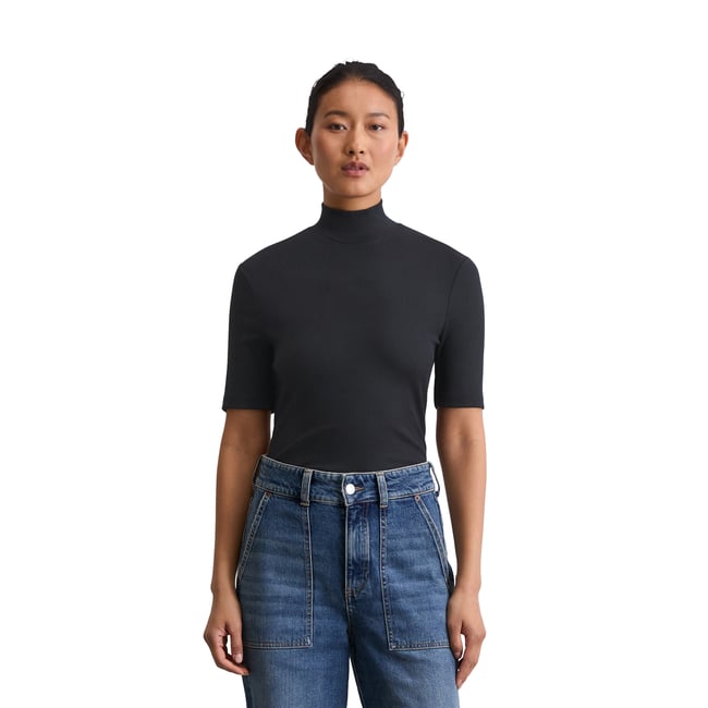 T-shirt à col roulé slim en TENCEL™ Modal - MARC O'POLO