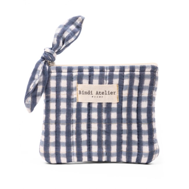 Porte-monnaie imprimé TARA bleu brume <span itemprop=