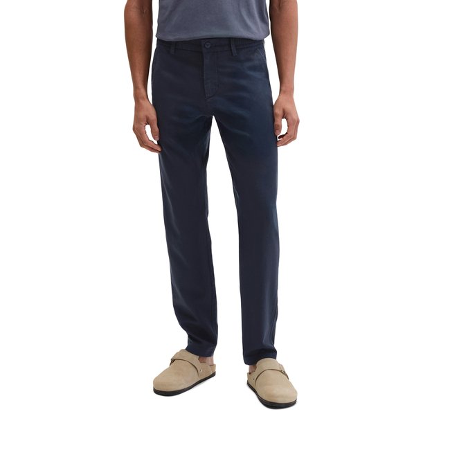 Chino modèle Mossbo Jogger wide en mélange de TENCEL™ Lyocell et de lin - MARC O'POLO