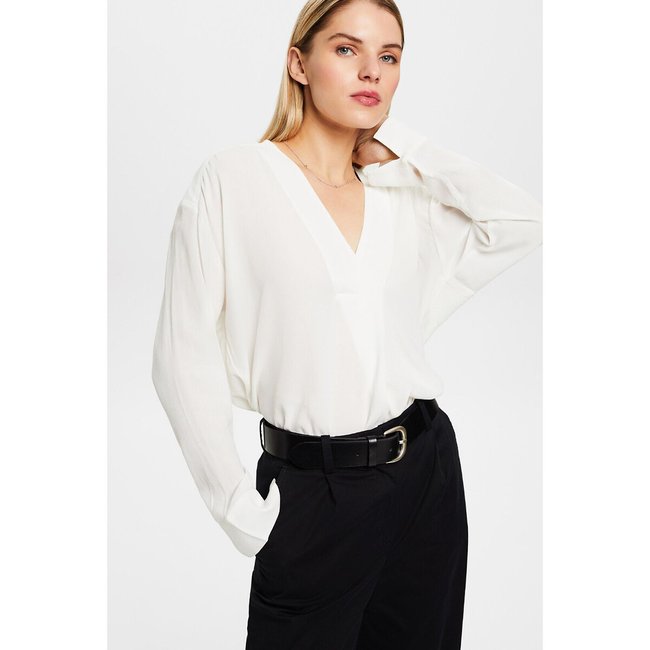 Blouse col V - ESPRIT