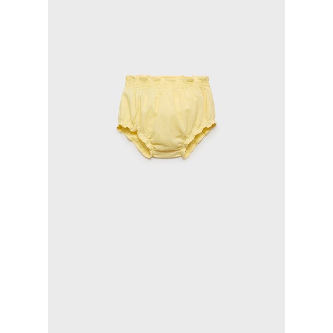 Short coton imprimé jaune <span itemprop=
