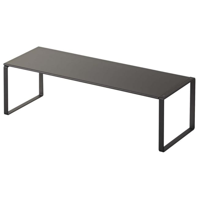 Etagère à chaussures extensible gain de place  Frame Couleur noir <span itemprop=