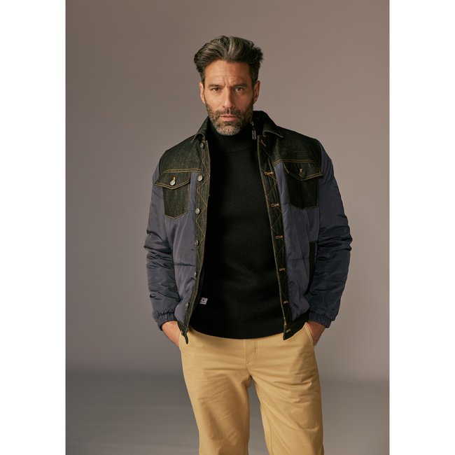 Doudoune   CLIFF SNEAK bleu marine <span itemprop=