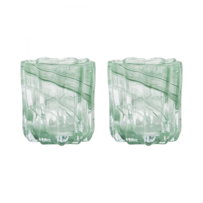Lot de 2 photophores Curl - HOUSE DOCTOR