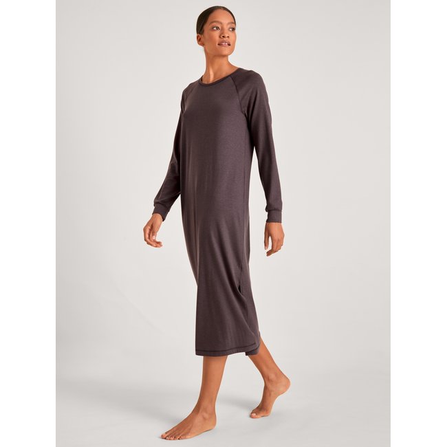 Chemise de nuit taupe doux <span itemprop=