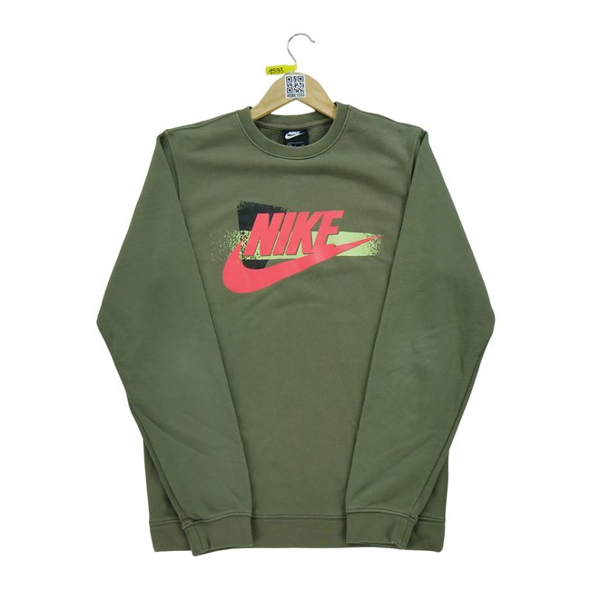 Sweat - Très bon état vert kaki <span itemprop=