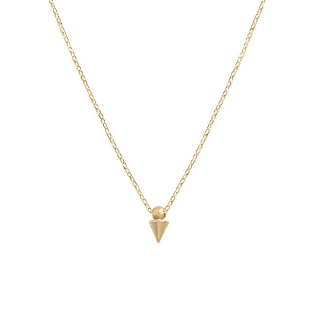 Collier phenix 1pm doré <span itemprop=