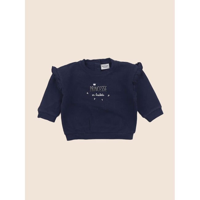 Sweat - Etat satisfaisant bleu <span itemprop=