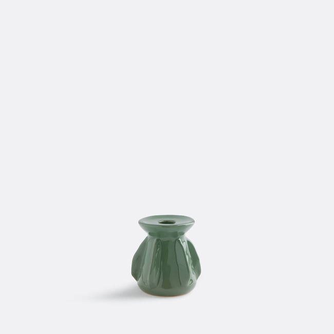 Bougeoir en céramique texturée H9,5 cm, Ilia - LA REDOUTE INTERIEURS