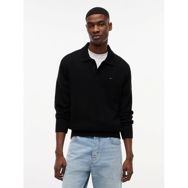 Pull slim, col polo - TOMMY JEANS