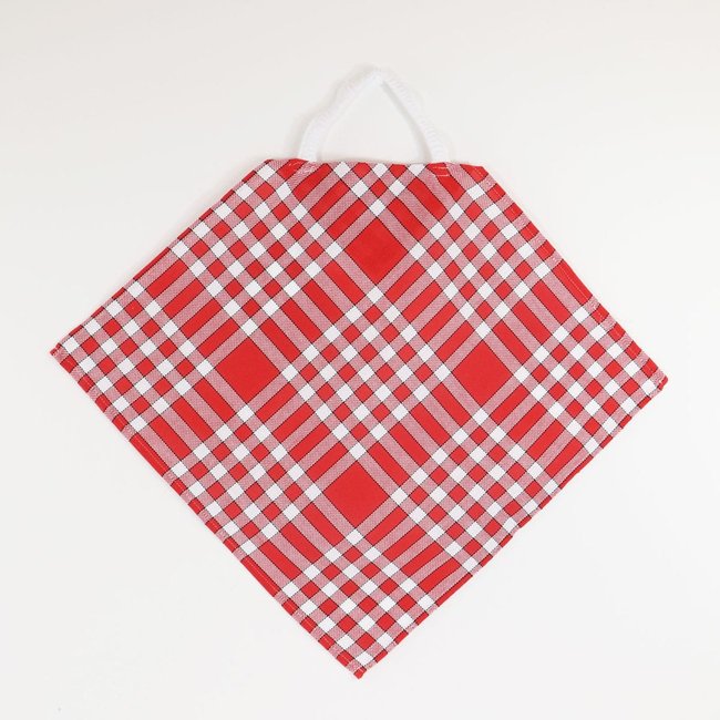 Lot de 2 bavoirs coton carreaux vichy CLEAN KID - LINANDELLE