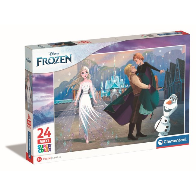 24 pièces maxi - la reine des neiges - CLEMENTONI