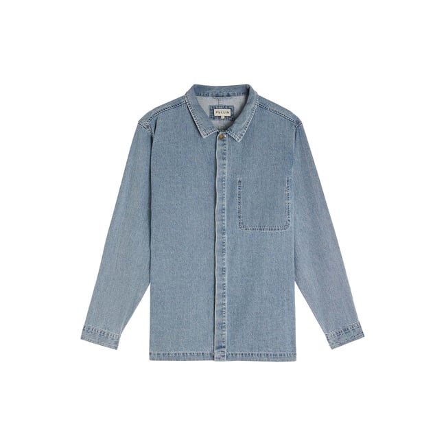 Chemise DENIMLIGHT bleu <span itemprop=