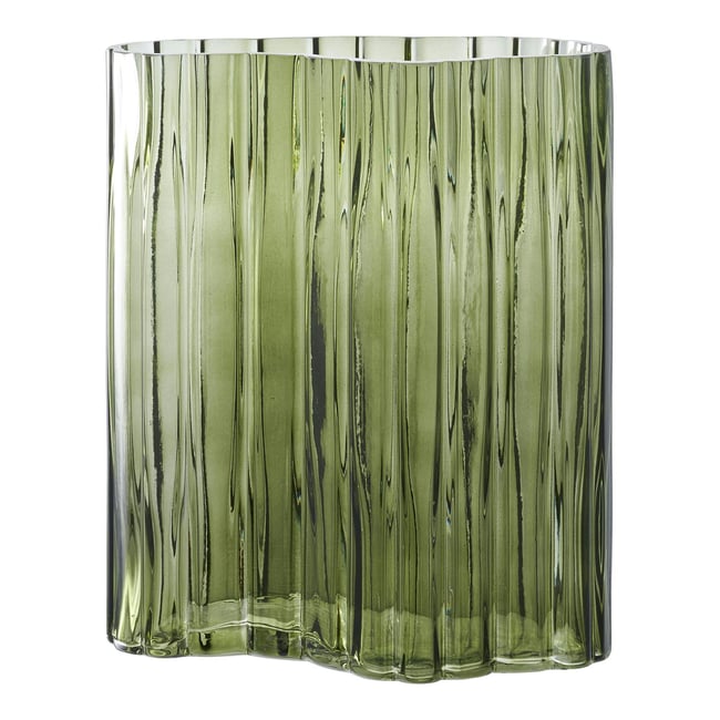 Vase décoratif organique, vert Couleur vert <span itemprop=