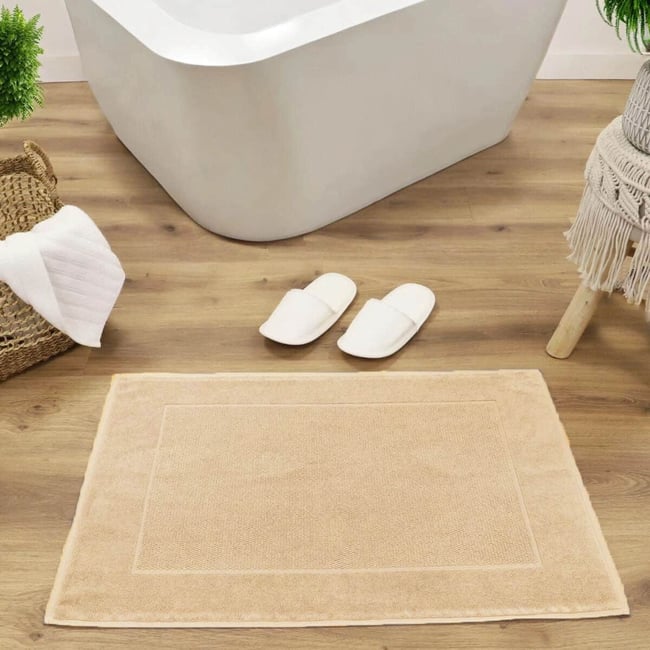 Tapis de bain en coton 800gr DELUX - LINANDELLE