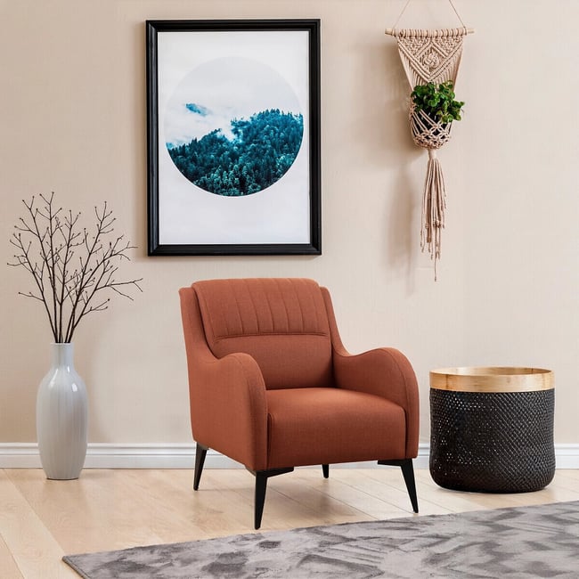Каминное кресло Kenzo / Кензо красный SO'HOME