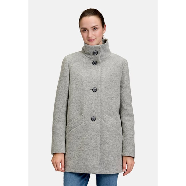 Manteau court à col droit - AMBER & JUNE