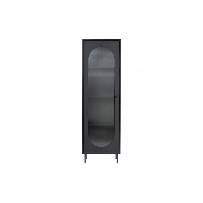 Vitrine 60 cm 1 portes, SOHAN Couleur noir <span itemprop=