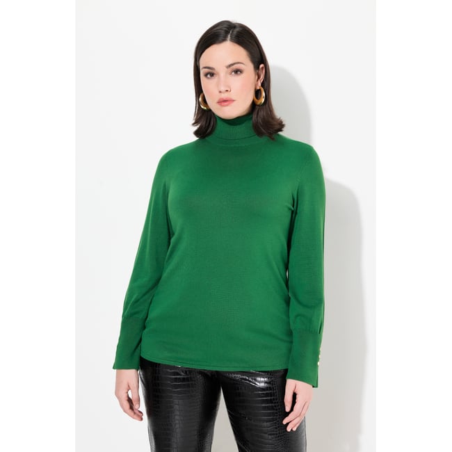 Pull à Paillettes Ulla Popken Grandes Tailles - Col Rond, Manches Longues, Molleton Doux Et Brillant (Modèle 832564)