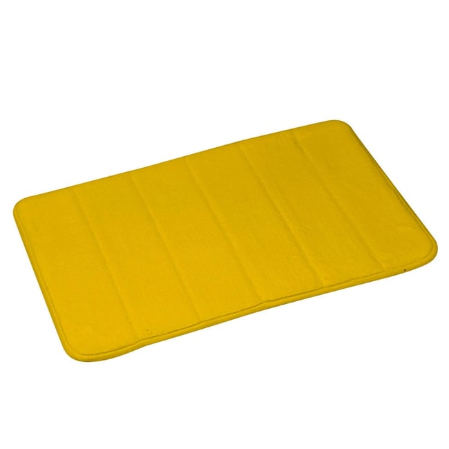 Tapis de bain memoire de forme miel 40 x 60 cm miel <span itemprop=