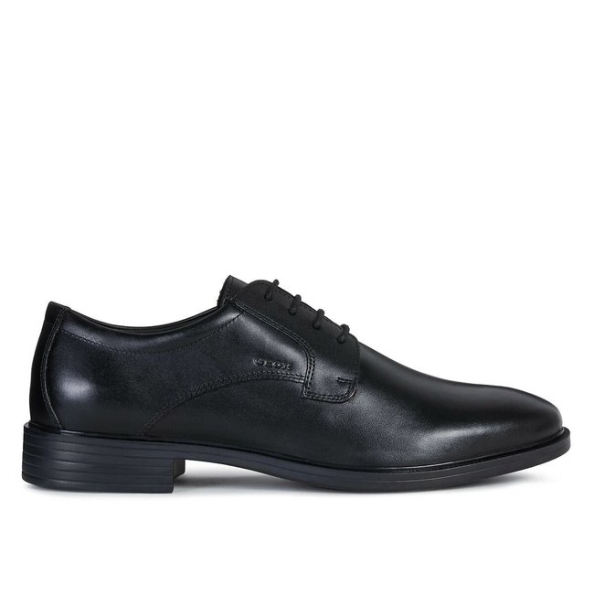Atmungsaktive Derbys Gladwin aus Leder schwarz <span itemprop=