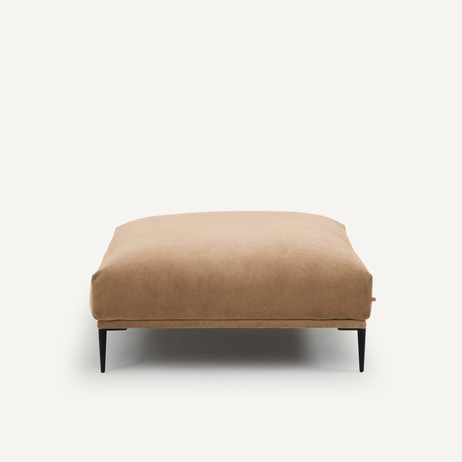 Repose-pied XL velours, Oscar design E.Gallina - AM.PM