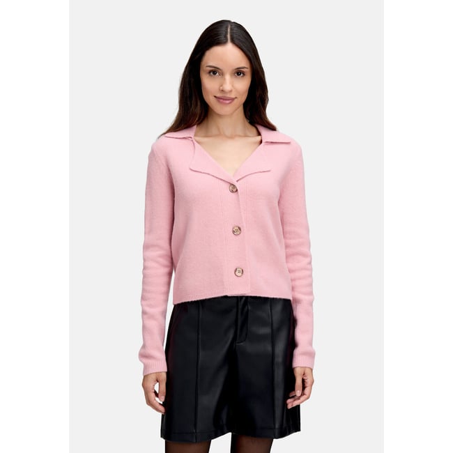 Cardigan en maille à col à revers zephyr <span itemprop=