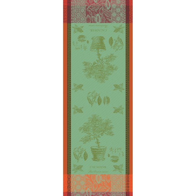 Chemin de table JARDIN SAUVAGE BLANC Garnier-Thiebaut – Sweet Morning
