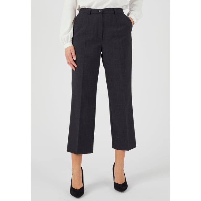 Pantalon large mélange laine bi-stretch - DAMART