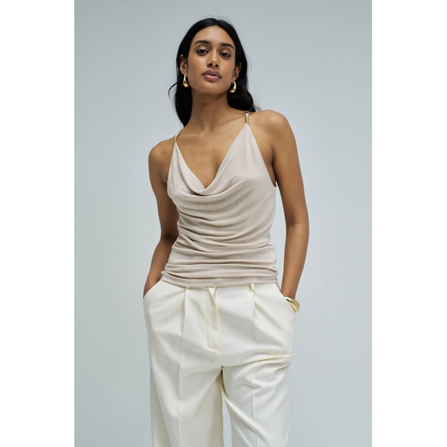 HAUT AVEC Fil textile blanc <span itemprop=