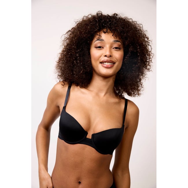 Soutien-gorge corbeille à coques en microfibre et tulle NUFIT - MAISON LEJABY