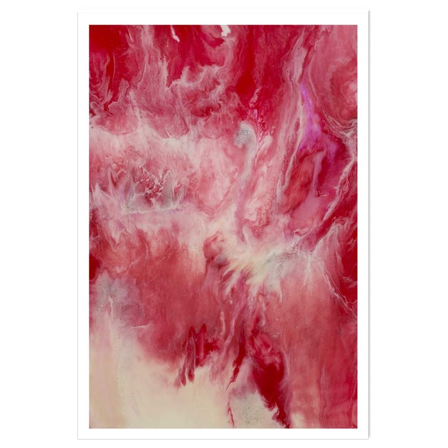 Poster vanille fraise - HEXOA