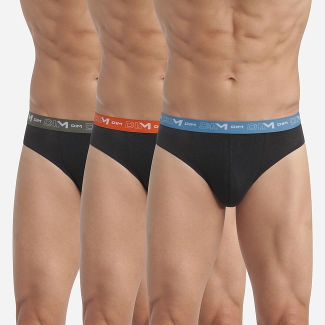 Confezione da 3 slip in cotone elasticizzato - DIM