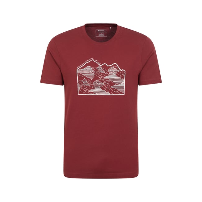 T-shirt bordeaux foncé <span itemprop=