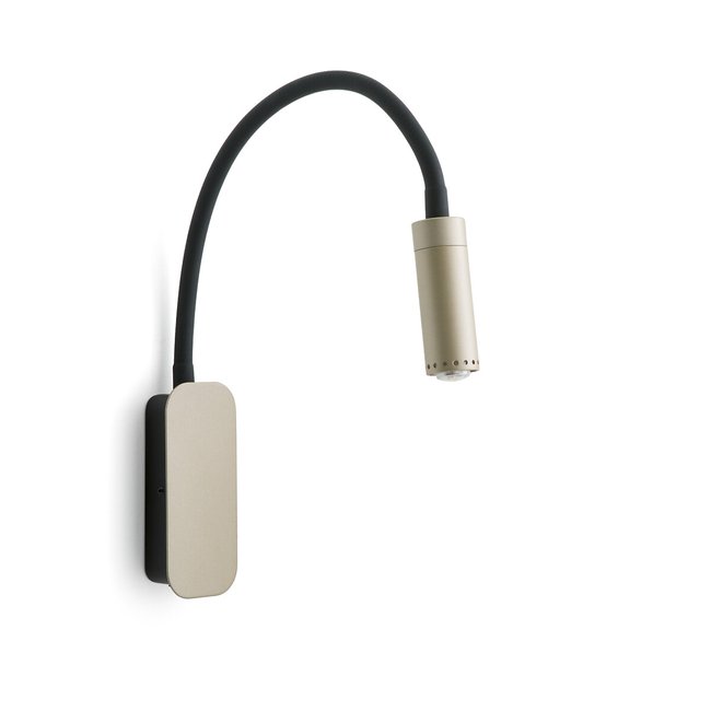 Wand-/Leseleuchte Liliana, schwenkbar mokka/schwarz <span itemprop=