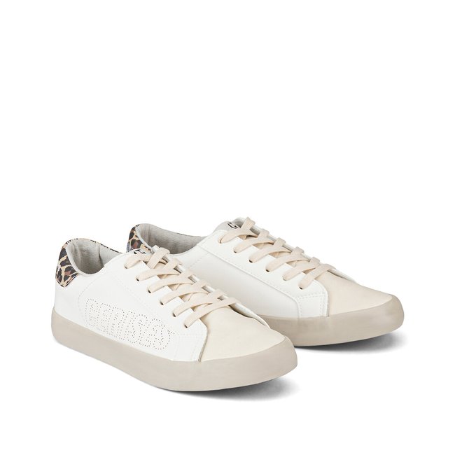 City Sneakers mit Schnürung beige <span itemprop=