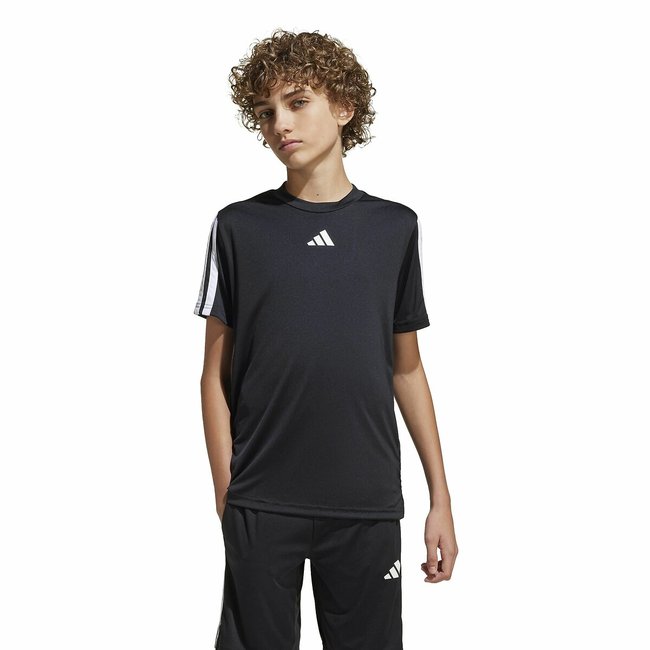 T-shirt manches courtes d'entrainement noir <span itemprop=