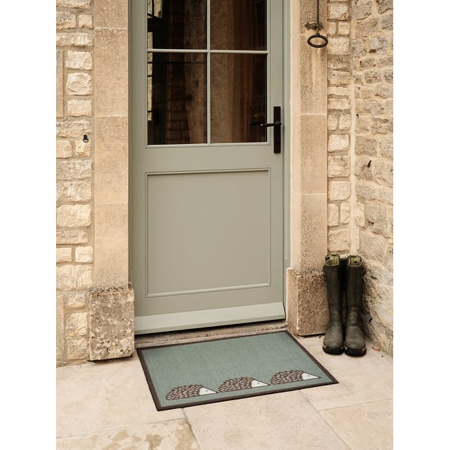 Scion Spike Outdoor Mat, green, HUG RUG