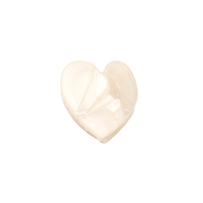Mini pince à cheveux CŒUR BLANC - COUCOU SUZETTE