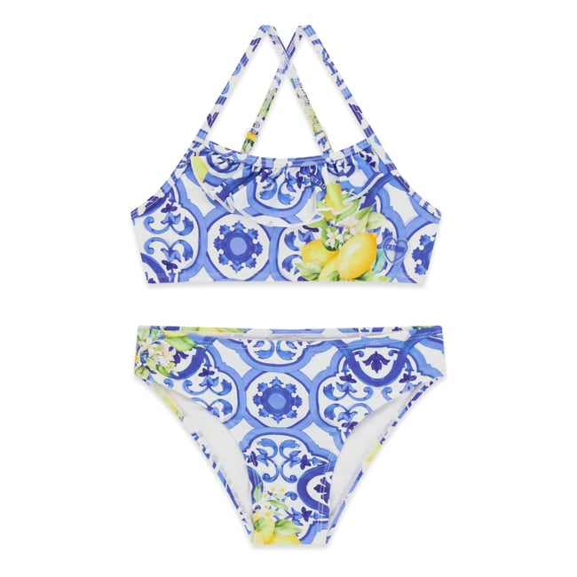 Bikini Imprimé blau multi <span itemprop=