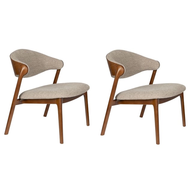 Chaise design en bois (lot de 2), BABIGTON - DUTCHBONE