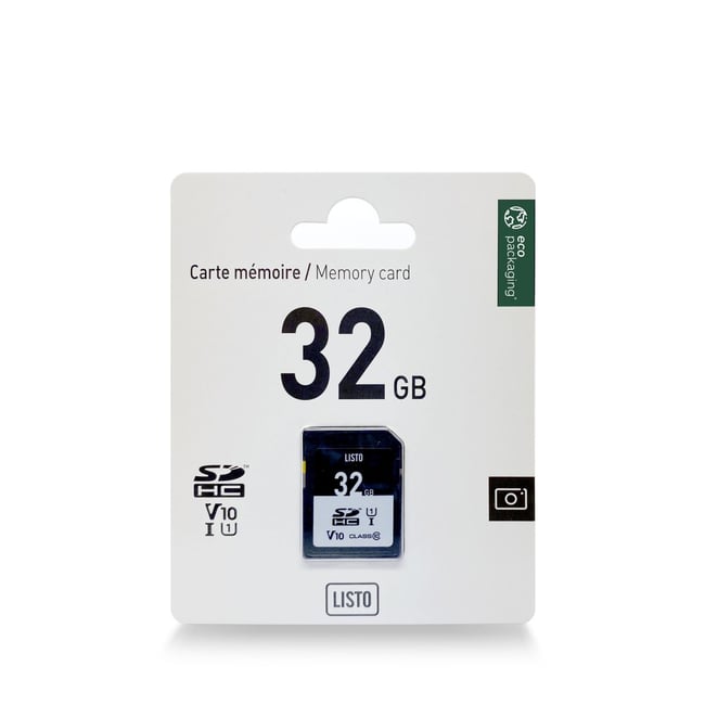 Carte SD 32Go SDHC - LISTO