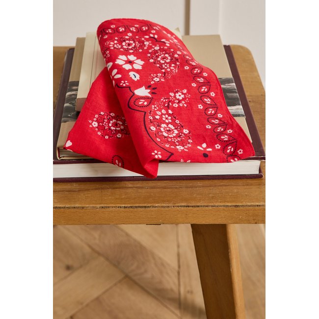 Carré bandana fleurs coton biologique - CYRILLUS