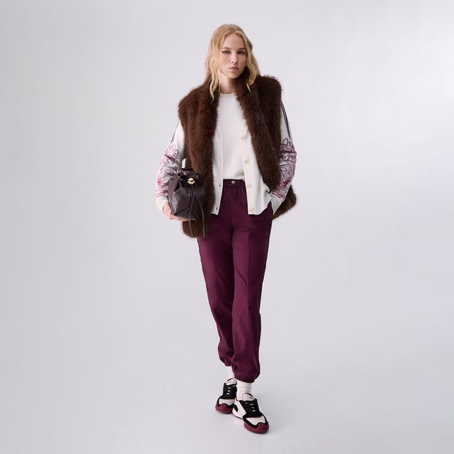 Cardigan jacquard blanc <span itemprop=