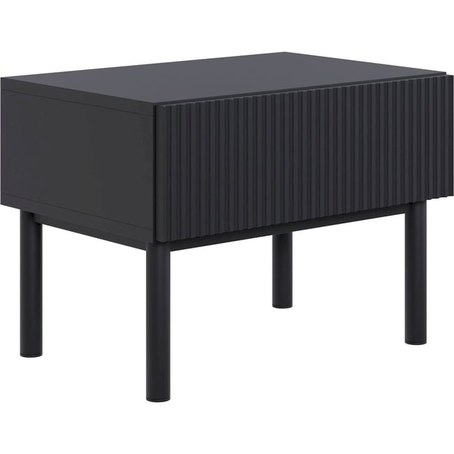 Table de chevet rainurée collection VELDIO NEW - RECOLLECTION