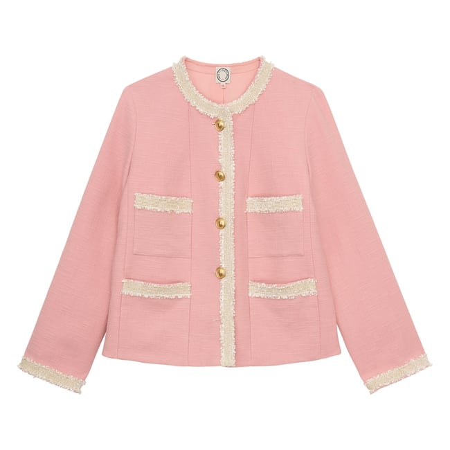 Veste Adelaïde rose rose <span itemprop=