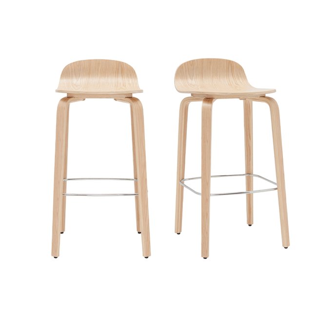 Tabourets de bar vintage H68 cm (lot de 2) OBRA - MILIBOO
