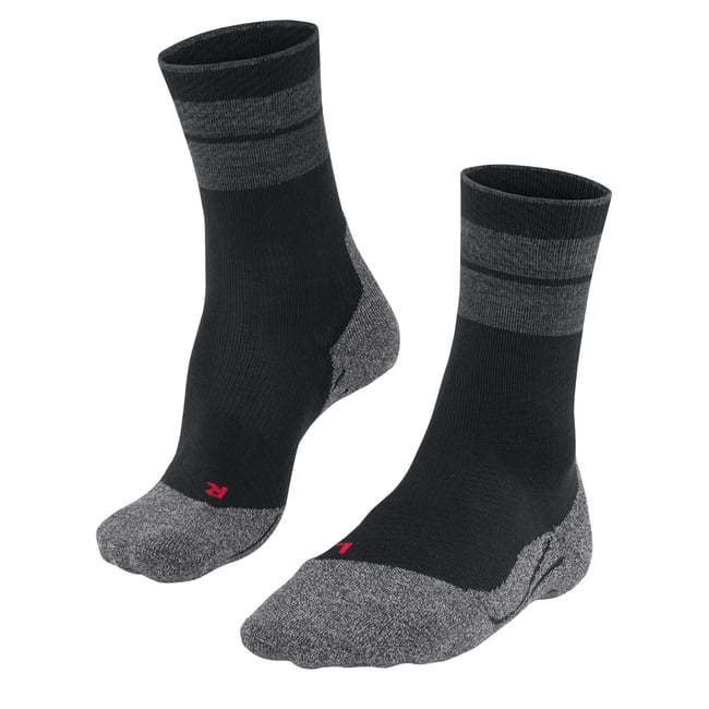 FALKE SK4 Chaussettes Ski Homme - Rembourrage Léger, Anti-Ampoules, Respirantes, Laine Mérinos, Séchage Rapide - 1 Paire