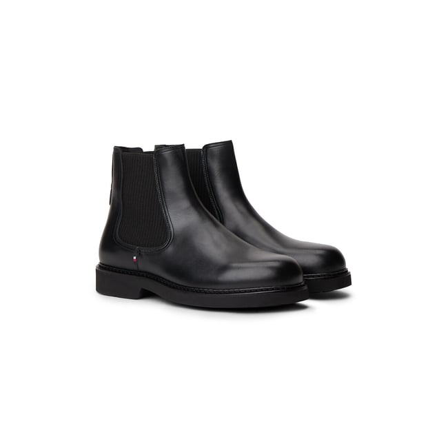 Stivali Chelsea in pelle ultraleggera - TOMMY HILFIGER